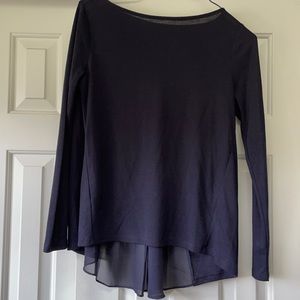 Navy LS top